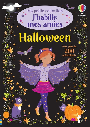 Couverture de Halloween : Ma petite collection J'habille mes amies : Dès 3 ans
