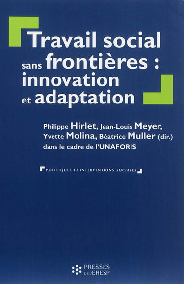 Couverture de Travail social sans frontières : innovation et adaptation