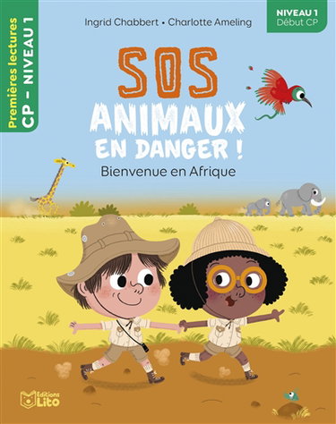 Couverture de SOS animaux en danger !. Bienvenue en Afrique