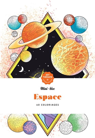Couverture de Espace : 60 coloriages