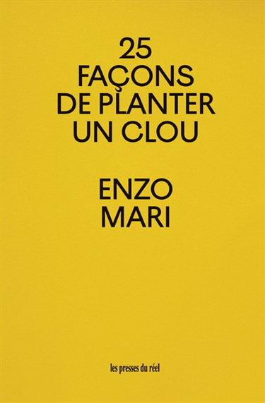 Couverture de 25 façons de planter un clou