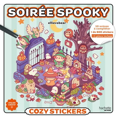 Couverture de Cozy Stickers : Soirée Spooky