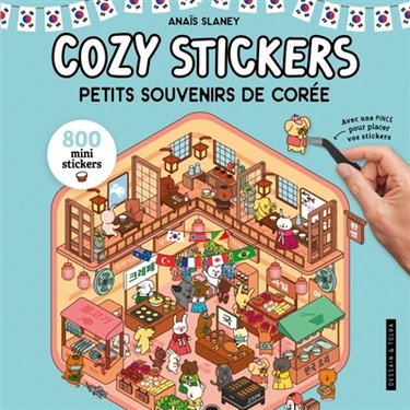 Couverture de Petits souvenirs de Corée : 800 mini stickers : cozy stickers