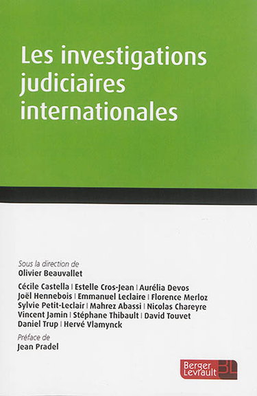 Couverture de Les investigations judiciaires internationales : à jour au 2 avril 2014