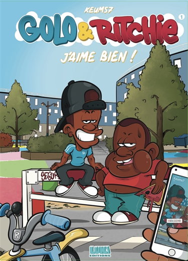 Couverture de Golo & Ritchie. Vol. 1. J'aime bien !