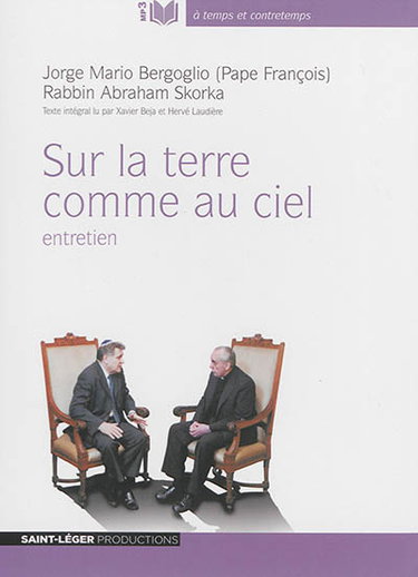 Couverture de Sur la terre comme au ciel : entretien par François