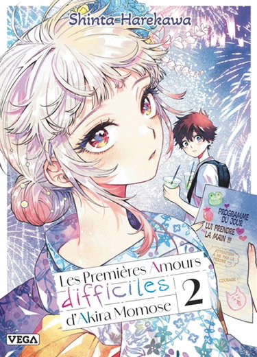 Couverture de Les premières amours difficiles d'Akira Momose. Vol. 2