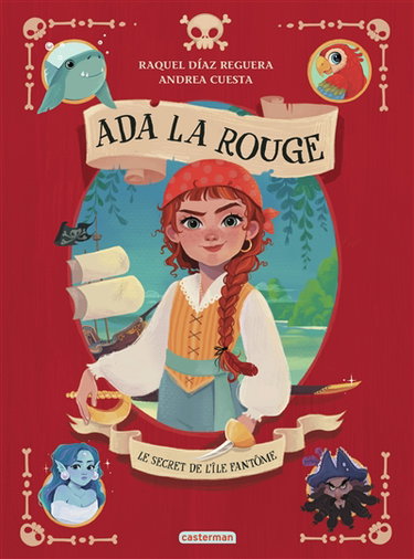 Couverture de Ada la rouge. Vol. 1. Le secret de l'île fantôme
