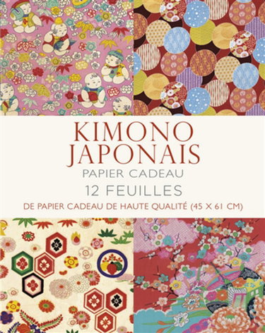 Couverture de Kimono japonais : papier cadeau