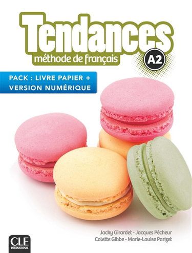 Couverture de Tendances, méthode de français, A2 : pack livre papier + version numérique