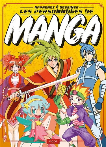 Couverture de Apprenez à dessiner les personnages de manga