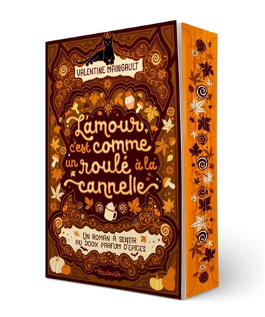 Couverture de L'amour, c'est comme un roulé à la cannelle : 31 chapitres pour (ne pas) tomber amoureux avant Halloween