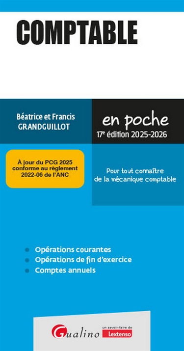 Couverture de Comptable : pour tout connaître de la mécanique comptable : 2025-2026