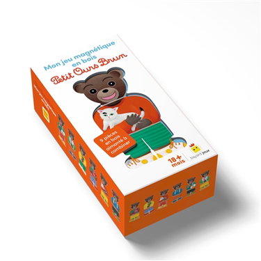 Couverture de Mon jeu magnétique en bois Petit Ours Brun