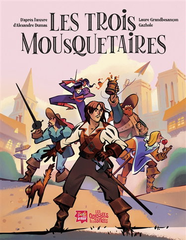 Couverture de Les trois mousquetaires par Laure Grandbesançon