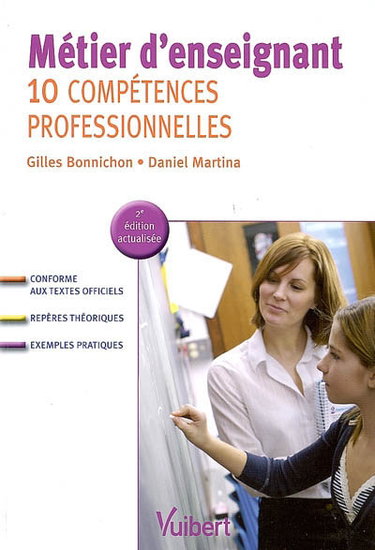 Couverture de Métier d'enseignant : 10 compétences professionnelles