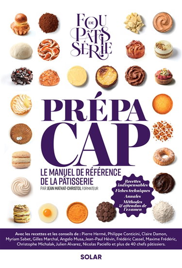 Couverture de Prépa CAP : le manuel de référence de la pâtisserie