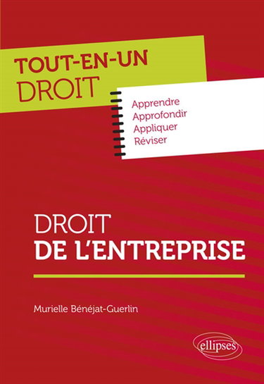 Couverture de Droit de l'entreprise