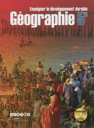 Couverture de Enseigner le développement durable : géographie 5e