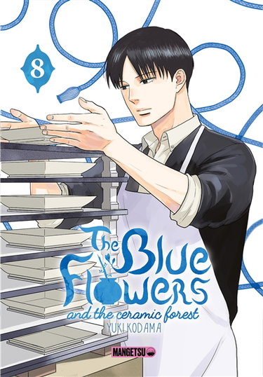 Couverture de The blue flowers and the ceramic forest. Vol. 8