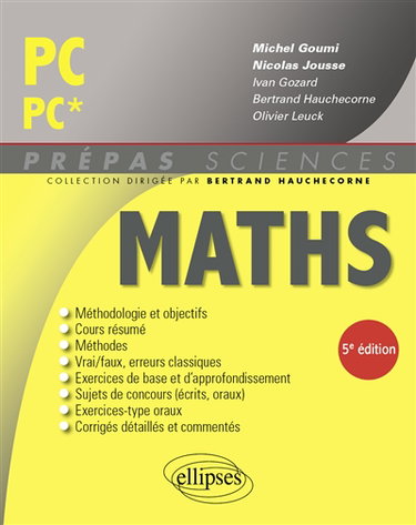 Couverture de Maths PC, PC*
