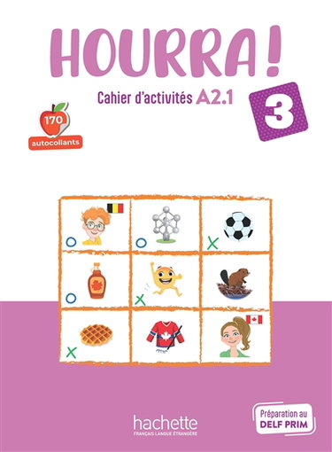 Couverture de Hourra ! 3 : cahier d'activités A2.1
