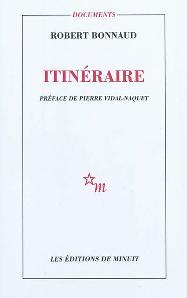 Couverture de Itinéraire