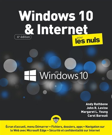 Couverture de Windows 10 & Internet pour les nuls
