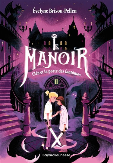 Couverture de Le manoir : saison 1. Vol. 2. Cléa et la porte des fantômes
