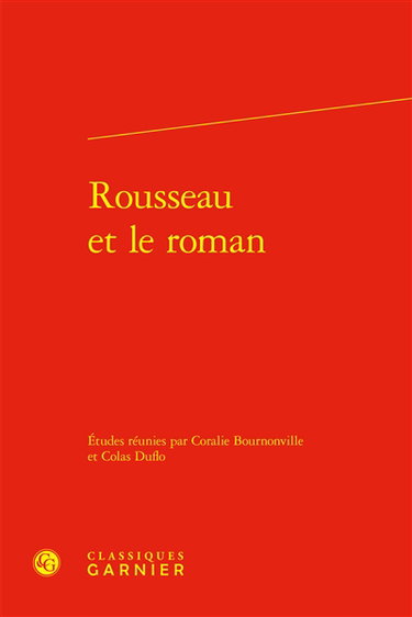 Couverture de Rousseau et le roman