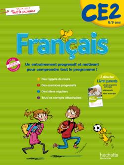 Couverture de Français CE2, 8-9 ans : un entraînement progressif et motivant pour comprendre tout le programme !