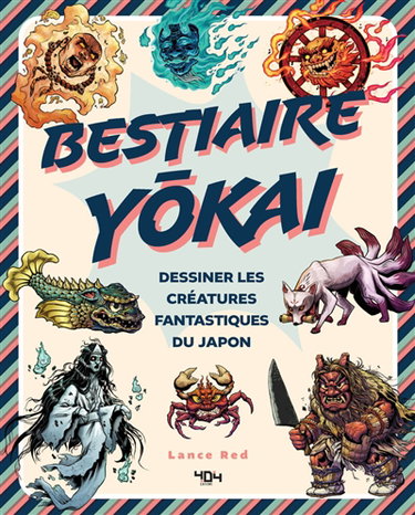 Couverture de Bestiaire yokai : dessiner les créatures fantastiques du Japon