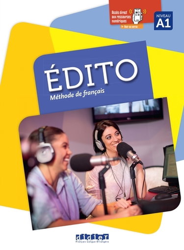 Couverture de Edito, méthode de français, niveau A1