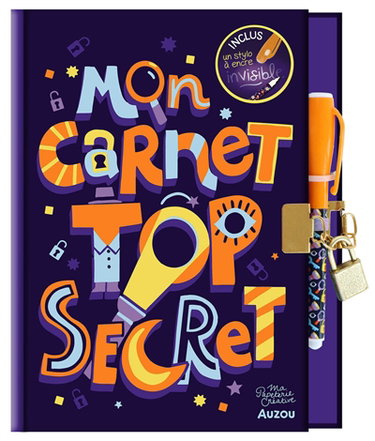 Couverture de Ma papeterie créative : Mon carnet top secret
