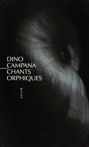 Couverture de Chants orphiques : die Tragodie des letzten Germanen in italien