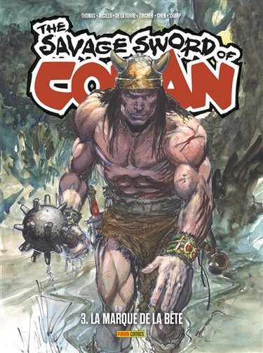 Couverture de The savage sword of Conan. Vol. 3. La marque de la bête