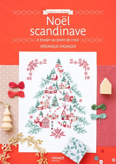 Couverture de Noël scandinave : à broder au point de croix