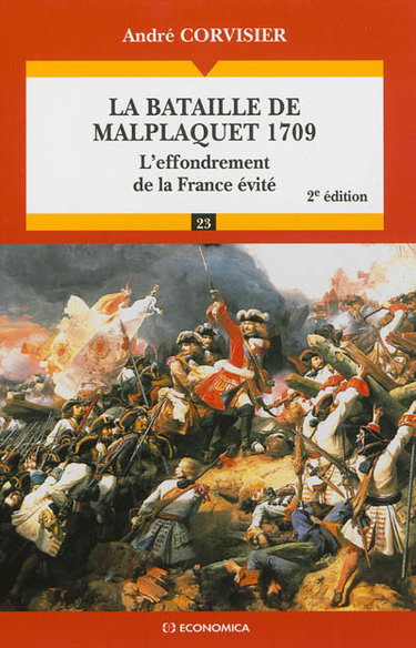 Couverture de La bataille de Malplaquet, 1709 : l'effondrement de la France évité