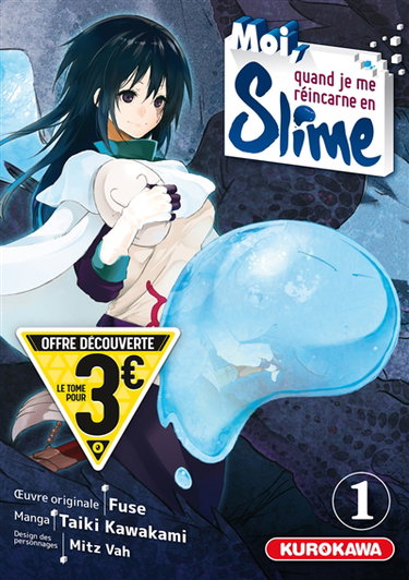 Couverture de Moi, quand je me réincarne en Slime. Vol. 1