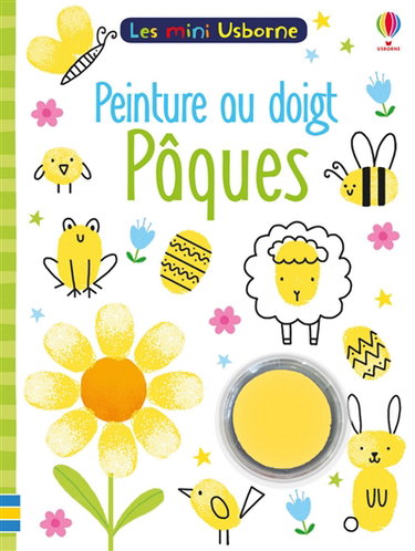 Couverture de Pâques : peinture au doigt