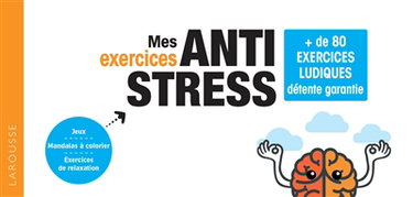 Couverture de Mes exercices anti-stress : + de 80 exercices ludiques détente garantie