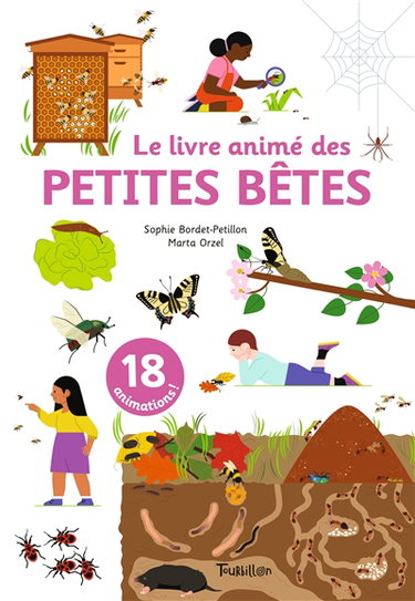 Couverture de Le livre animé des petites bêtes