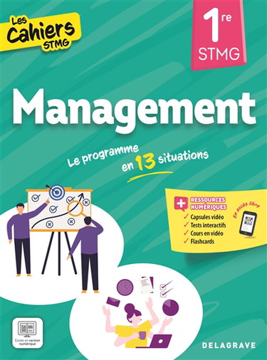 Couverture de Management 1re STMG : le programme en 13 situations