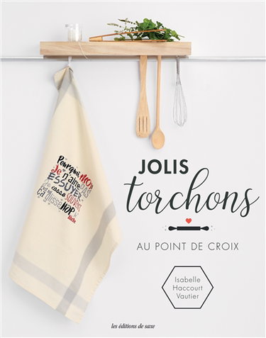 Couverture de Jolis torchons : au point de croix