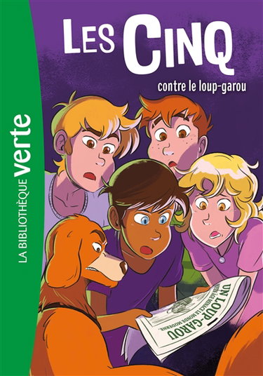 Couverture de Les Cinq. Vol. 43. Les Cinq contre le loup-garou
