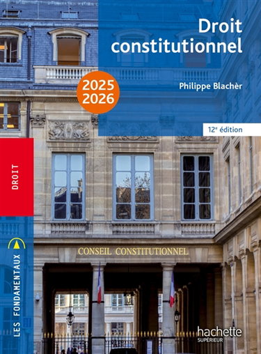 Couverture de Droit constitutionnel : 2025-2026
