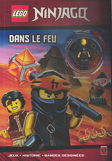 Couverture de Lego Ninjago : dans le feu