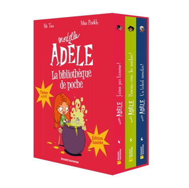 Couverture de Mortelle Adèle : la bibliothèque de poche : tomes 4 à 6