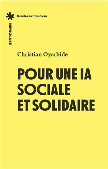 Couverture de Pour une IA sociale et solidaire
