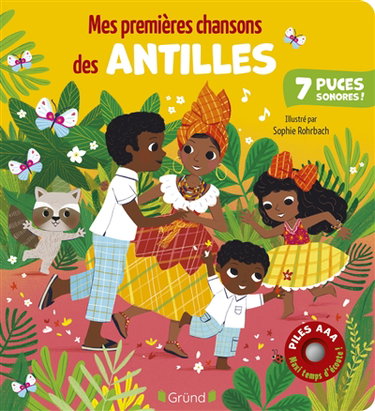 Couverture de Mes premières chansons des Antilles
